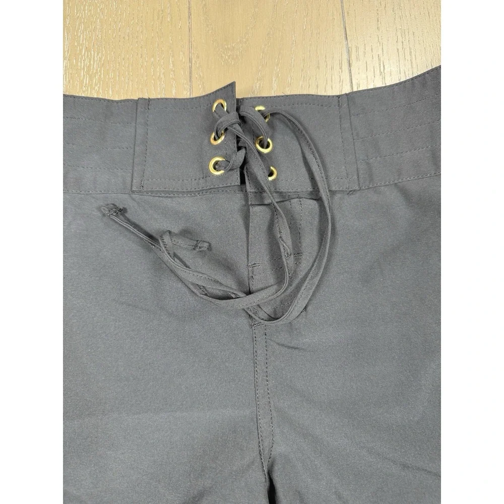 La Blanca Womens Swim Boardshorts Black Size 4 Small 2